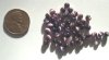 50 4mm Round Amethyst Fiber Optic